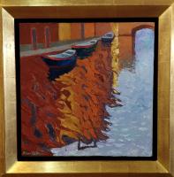 Venice - Ochre Reflections by Alan  Cotton